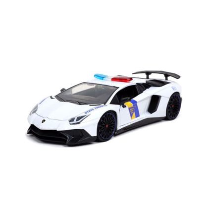 Hyperspec 2017 Lamborghini Aventador White 1:24 Scale Diecast Vehicle