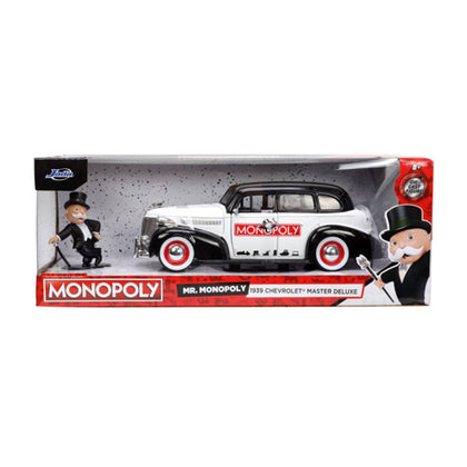 Monopoly Mr Monopoly 39 Chevy Master Deluxe with Figure 1:24 Scale Diecast Vehicle