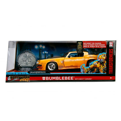 Transformers 2007 Bumblebee 1977 Chevy Camaro 1:24 Scale Hollywood Ride Diecast Vehicle
