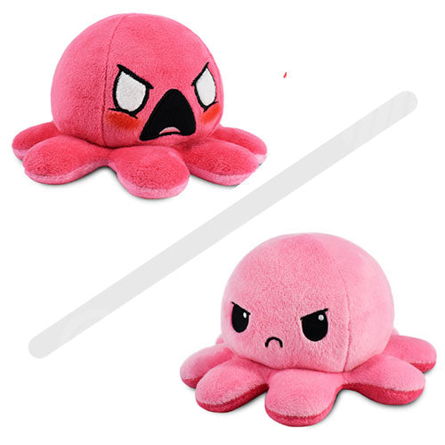 Reversible Octopus Plush Angry/Furious