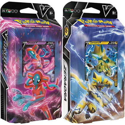 Pokemon TCG Zeraora V & Deoxys V Battle Deck Bundle