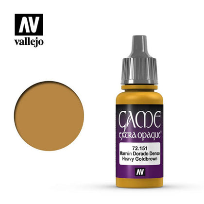 Vallejo Game Colour Extra Opaque Heavy Goldbrown 18ml