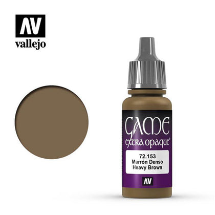 Vallejo Game Colour Extra Opaque Heavy Brown 18ml
