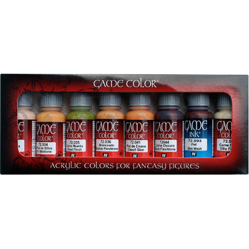 Game Colour Skintones 8 Colour Paint Set