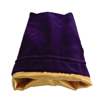 Dice Bag MDG Standard Velvet Purple/Satin Lining Gold