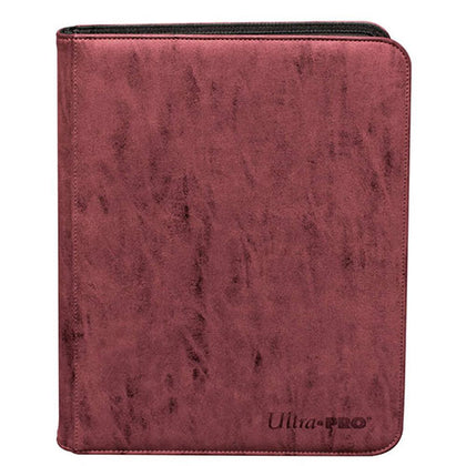 Binder Ultra Pro Premium 9 Pocket Suede Ruby