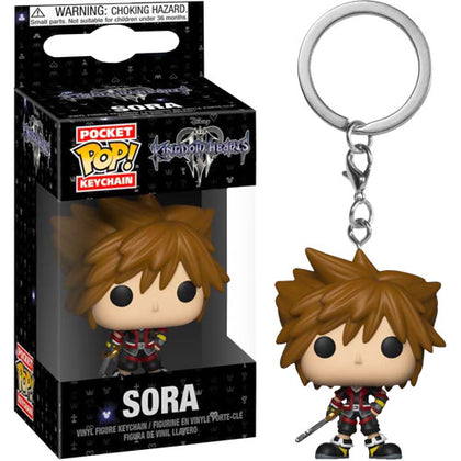 Kingdom Hearts 3 III Sora Pop! Keychain
