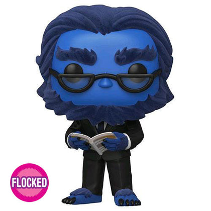 X-Men 2000 Beast Flocked 20th Anniversary US Exclusive Pop! Vinyl