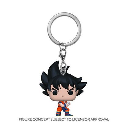 Dragon Ball Z Super Saiyan Goku with Kamehameha Metallic US Exclusive Pop! Keychain