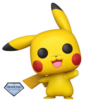 Pokemon Pikachu Waving Diamond Glitter US Exclusive Pop! Vinyl