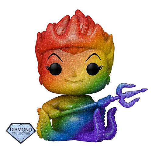 Rainbow Pride The Little Mermaid Ursula Diamond Glitter US Exclusive Pop! Vinyl