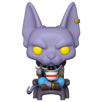 Dragon Ball Super Beerus with Noodles Metallic US Exclusive Pop! Vinyl