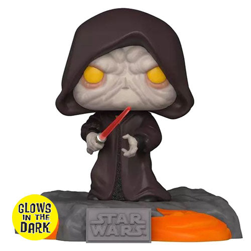 Star Wars Red Saber Series Darth Sidious Glow US Exclusive Pop! Deluxe