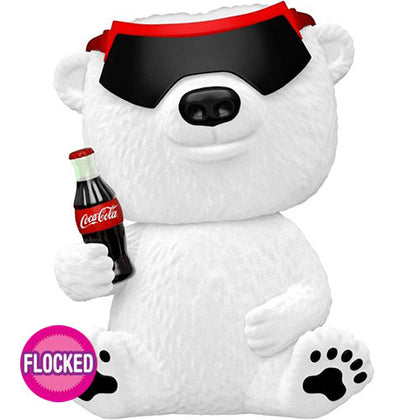 Coca-Cola 90s Polar Bear Flocked US Exclusive Pop! Vinyl