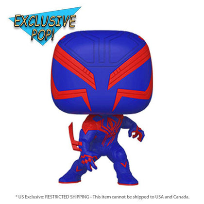 Spider-Man Across the Spider-Verse Spider-Man 2099 (Alt) US Exclusive Glow Pop! Vinyl