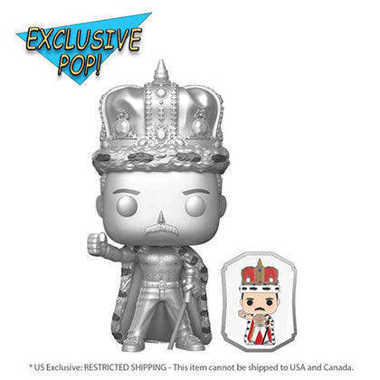 Queen Freddie Mercury King US Exclusive Pop! Vinyl with Pin