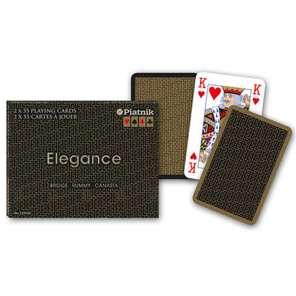 Elegance Bridge Playing Cards Decks 2-Pack