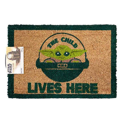 Doormat Star Wars Mandalorian The Child Lives Here