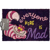 Doormat Alice in Wonderland We're All Mad Here