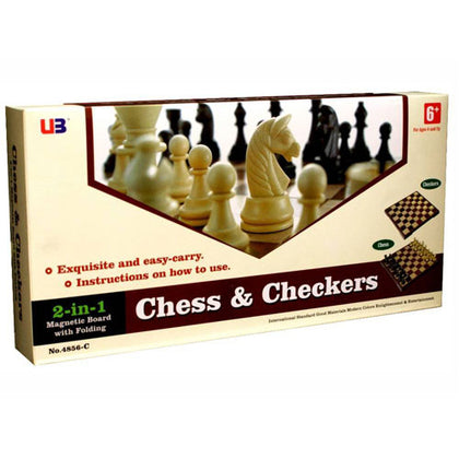 Chess & Checkers 12 inch Magnetic