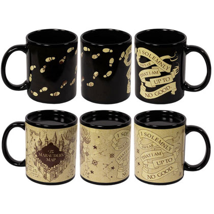 Harry Potter Marauder's Map Heat Change Mug