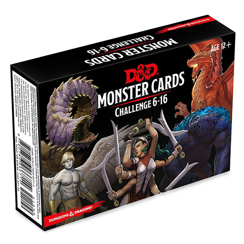 Dungeon and Dragons Spellbook Cards Monster Challenge Deck 6-16