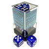 Chessex Translucent Blue/White Dice Block