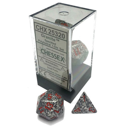 Chessex Granite Speckled Polyhedral 7 Die Set