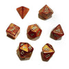 Chessex Glitter Gold/Silver 7 Die Set