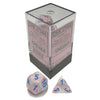 Chessex Festive Polyhedral Pop Art/Blue 7 Dice Set