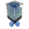 Chessex Sky Blue/White D6 12mm Dice Set