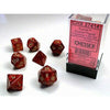 Chessex Scarab Scarlet/Gold Polyhedral 7 Die Set