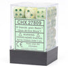 Chessex Marble Green/Dark Green 12mm D6 Dice Block