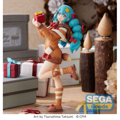 Volcaloid Hatsune Miku Christmas Winter 2022 Outfit SEGA Action Figure