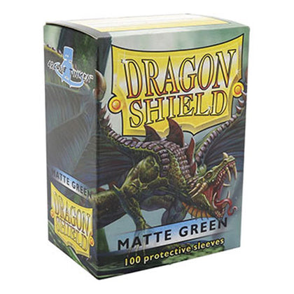 Deck Protector Dragon Shield Standard 100ct Green Matte