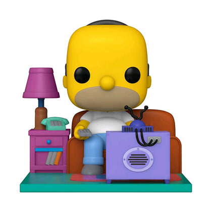 The Simpsons Homer watching TV Pop! Deluxe