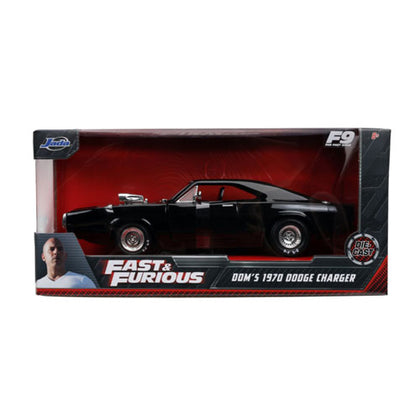 Fast & Furious 9 1970 Dodge Charger Black 1:24 Scale Diecast Vehicle